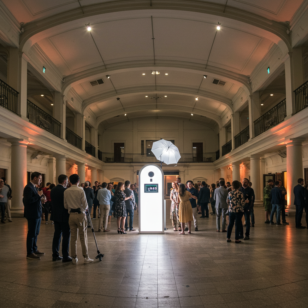Open Air Photo Booth San Diego at a wedding reception